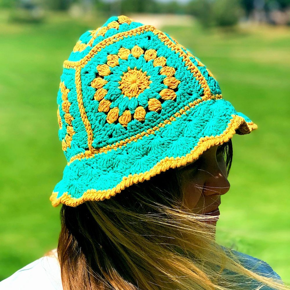 Women Hat, Crochet Bucket Hat, Knitted Summer Hat 2022